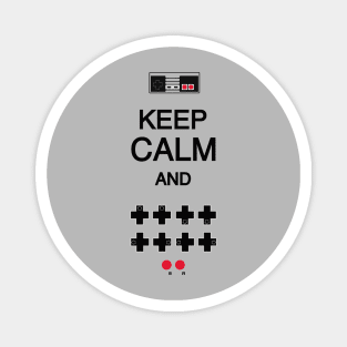 Keep Calm Konami Code Magnet